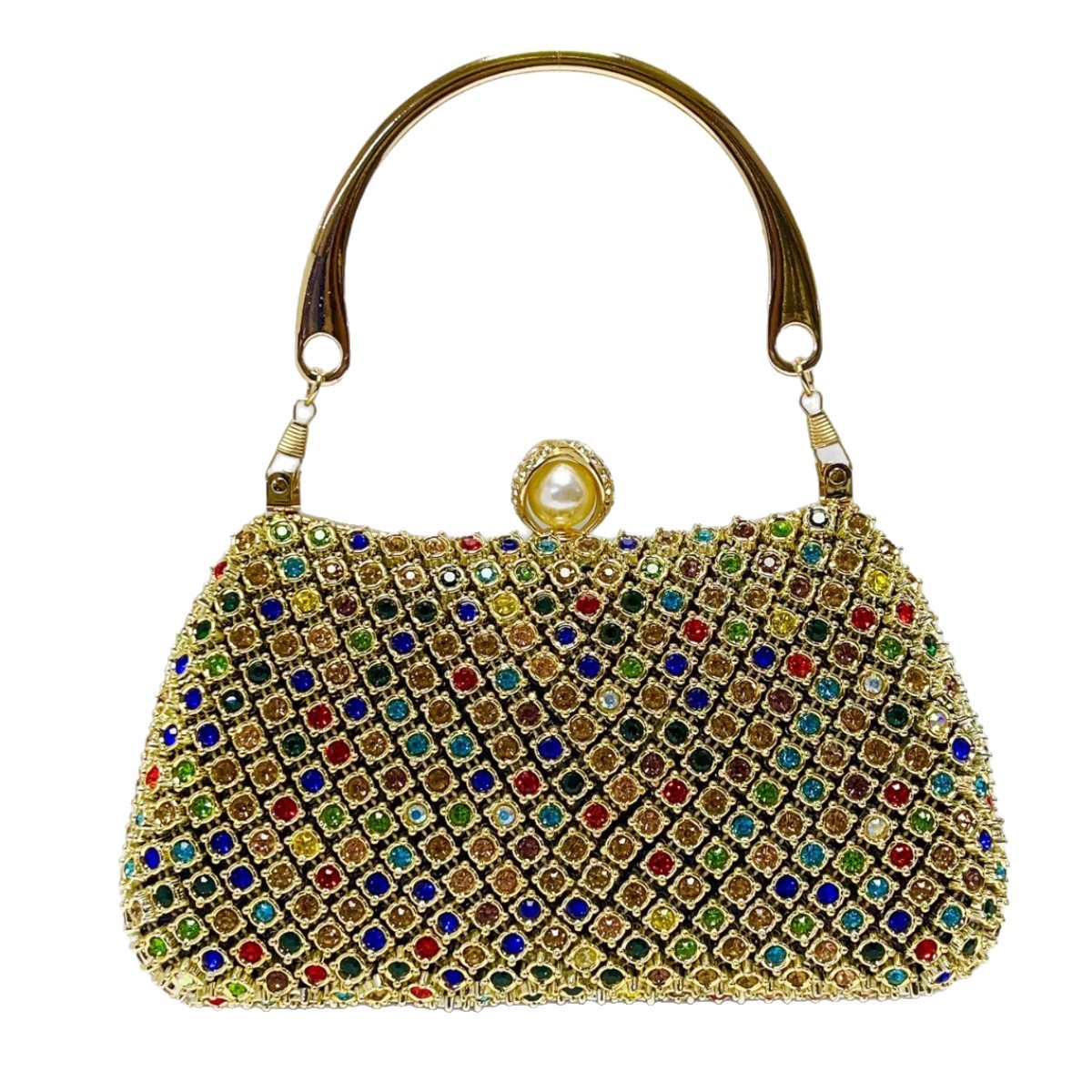Women'S Elle Bags - Nieuwe Grensoverschrijdende Diner Diamanten Clutch Bag
