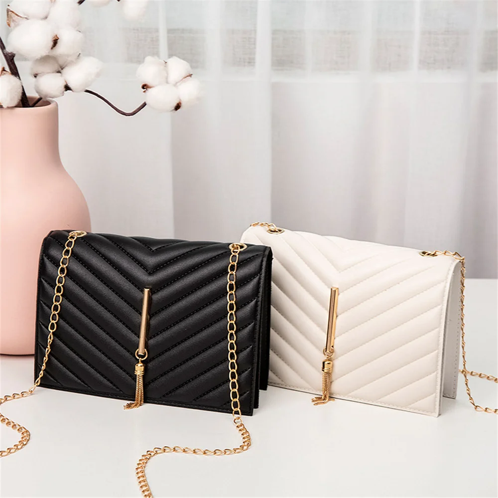 Women Bags Guess - Mode Kwastje Flap Crossbody Tassen Patroon
