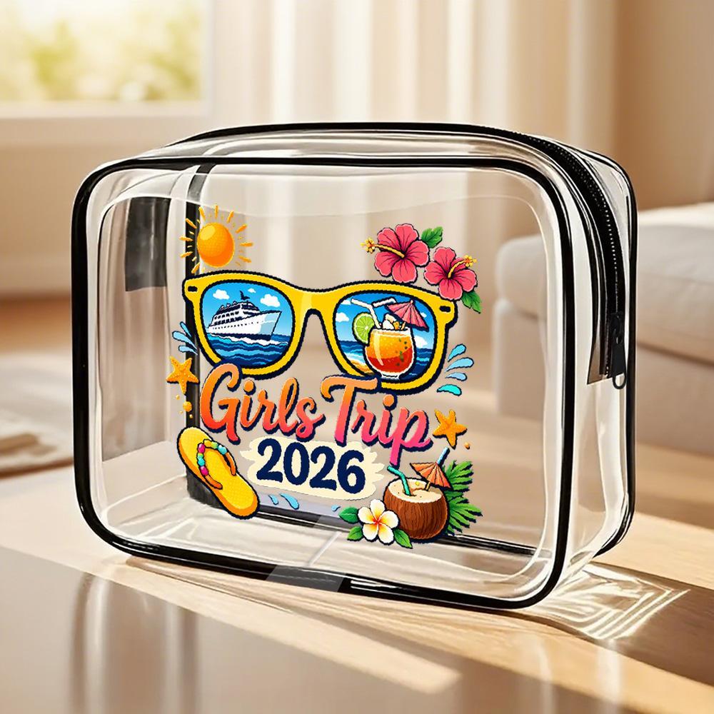 Women'S Best Bags For Travel - PVC Cosmetiktas Trip 2026 Transparante Cosmetiktas