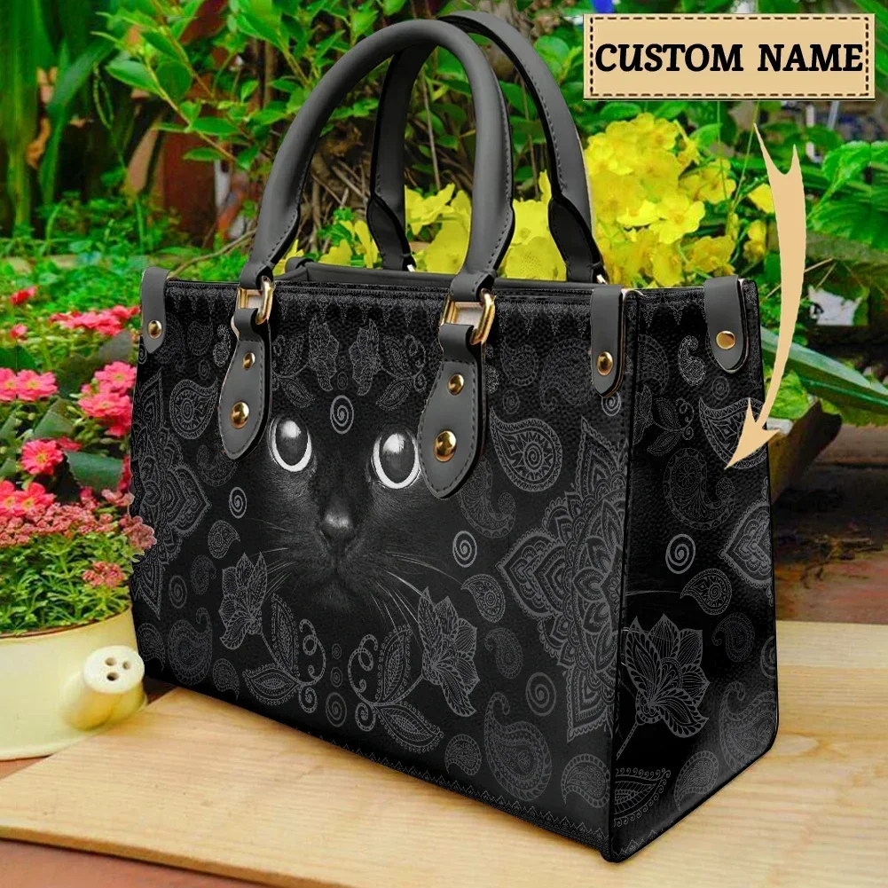 Women Bags Premium Brands - Magische Hekserij Zwarte Kat Tote Bags