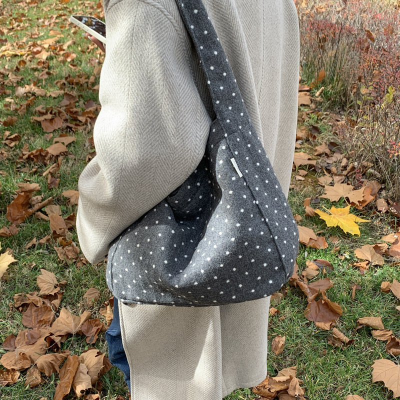 Women'S Best Bags For Travel - Modieuze damestas met stippenpatroon en handvat