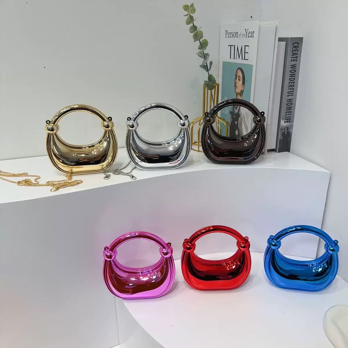 Women Bags On Sale - Mini gouden avondtasje portemonnees en handtassen