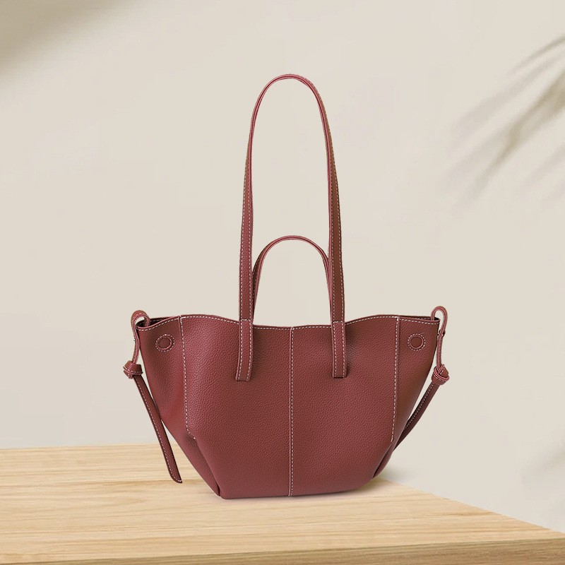 Bruine draagtas met vleugelvor - Top Handle Structured recensie en prijs