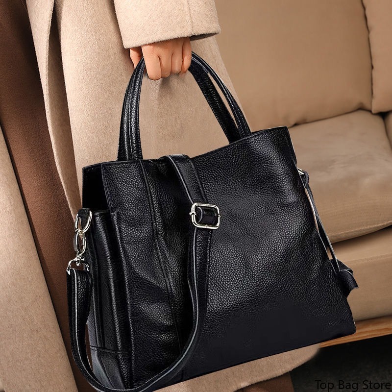 Dames schoudertas van echt lee - Top Handle Structured recensie en prijs