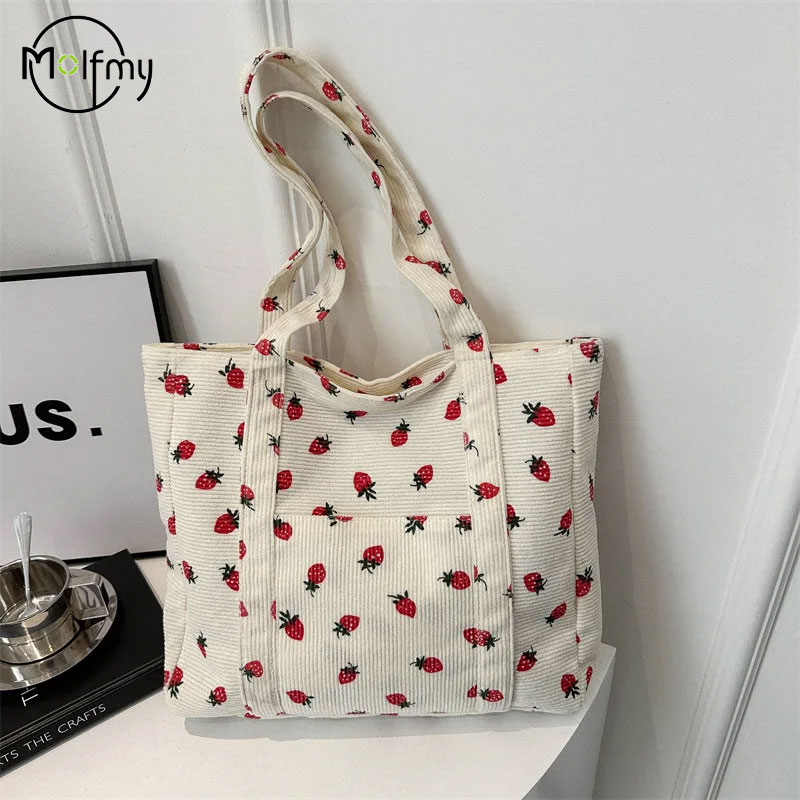 Corduroy handtas Aardbeien Str - Women Bags Guess recensie en prijs