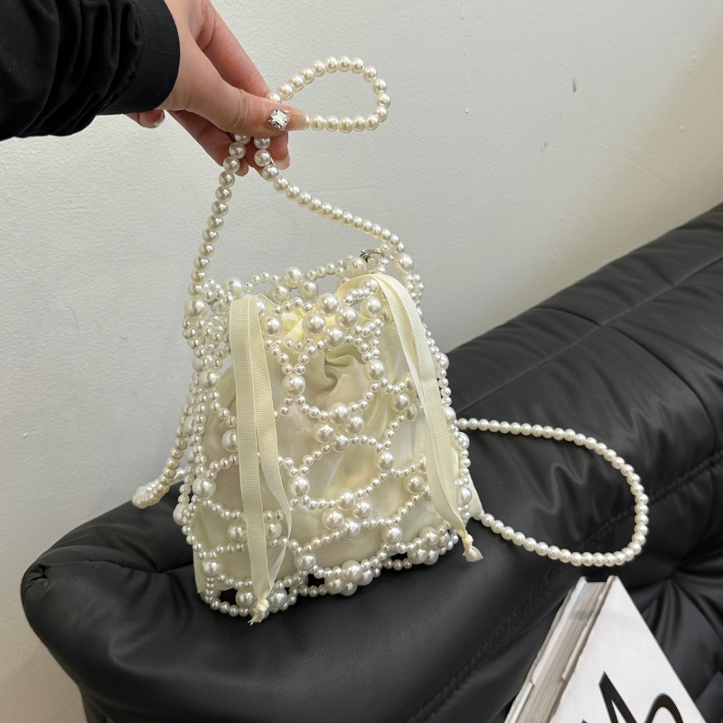 Witte kralenversierde schouder - Women Bags On Sale Clearance recensie en prijs