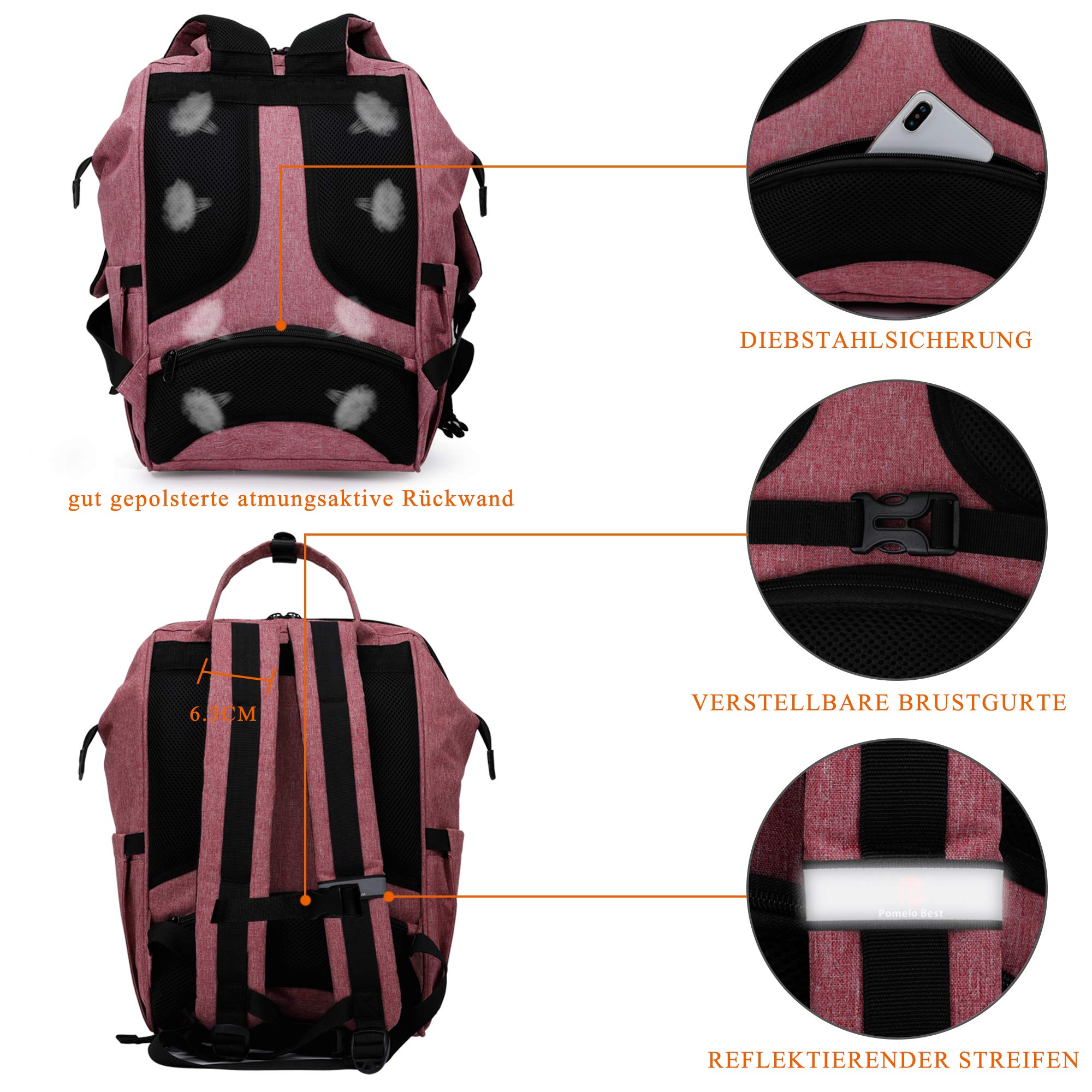 Pomelo Beste rugzak voor heren - Women'S Best Bags For Travel recensie en prijs