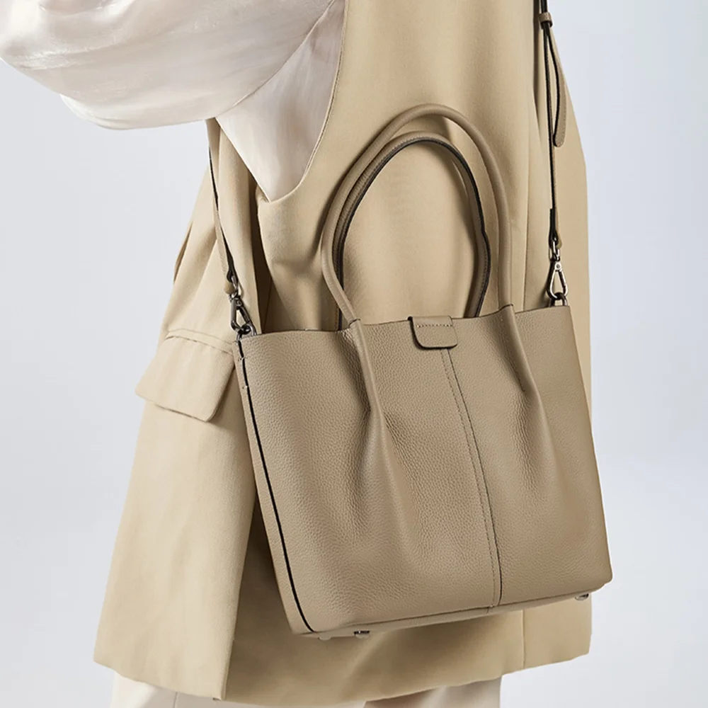 Echte high-end zachte lederen  - Top Handle Structured recensie en prijs