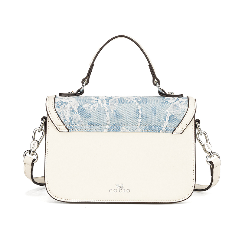 Dames blauw witte kanten handt - Top Handle Structured recensie en prijs